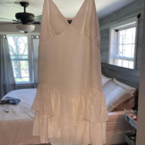 Elegant White Layered Dress